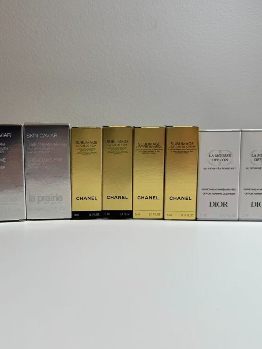 Chanel/Dior/La Prairie Travel Size Skin Care
